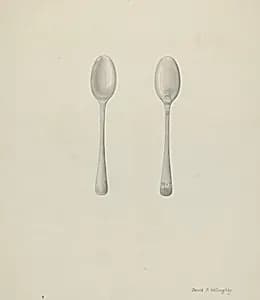 Silver Teaspoon by David P Willoughby