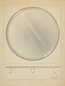 Silver Tray by Giacinto Capelli