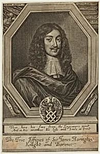 Sir James Harrington, Bart. by William Faithorne