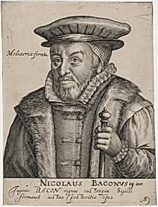 Sir Nicholas Bacon, Lord Keeper by Willem de Passe and Magdalena de Passe