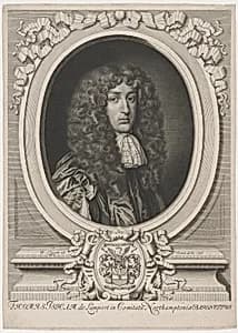 Portrait of David Loggan after Sir Peter Lely