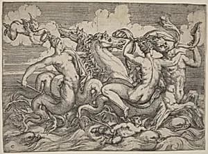 Sirens, Naiads, and Tritons by Angelo Falconetto