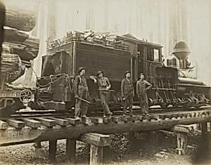 Skagit Valley Railroad by Darius Kinsey