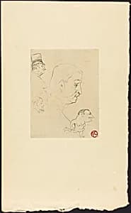 Sketch (Croquis) by Henri de Toulouse-Lautrec