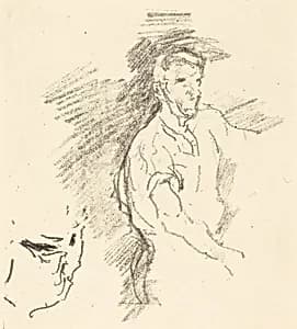 Sketch of a Blacksmith by James McNeill Whistler