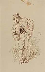 Sketch of a Man by Paul Gavarni