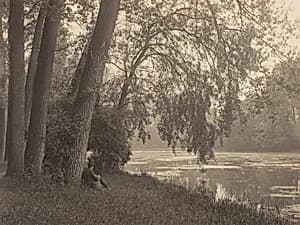 Sketching in the Bois by Alfred Stieglitz
