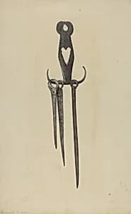 Skewers and Holder by Bernard Krieger