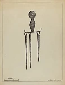 Skewers and Holder by Holger Hansen