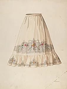 Skirt from Wedding Dress by Edith Towner