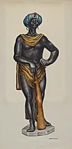 Slave Advertising Figure by Chris Makrenos