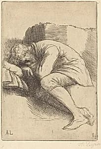 Sleeper (Un dormeur) by Alphonse Legros