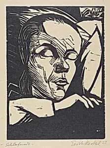 Sleeping (Schlafende) by Erich Heckel