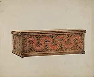 Small Carved Chest by Ralph Boyer
