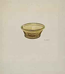 Small Glass Bowl by V.L. Vance