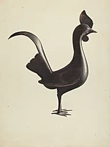 Small Iron Cock by American 20th Century