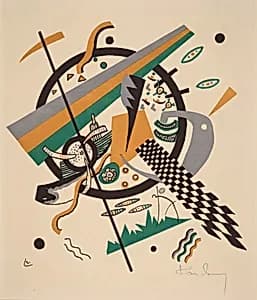 Small Worlds IV by Wassily Kandinsky