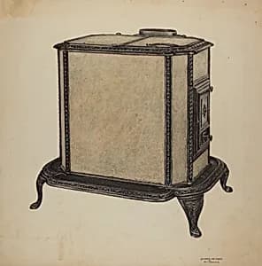 Soap Stone Stove by Raymond Neumann and Paul Poffinbarger