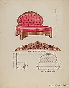Sofa by Wellington Blewett