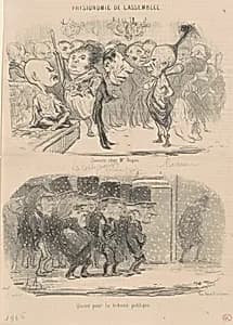 Soirée chez M. Dupin by Honoré Daumier