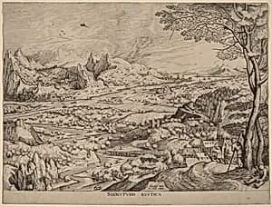 Solicitudo Rustica (Rustic Concerns) by Johannes and Lucas van Doetechum after Pieter Bruegel the Elder