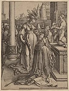 Solomon's Idolatry by Lucas van Leyden