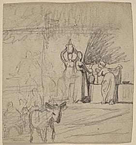Son and Donkey by Elihu Vedder
