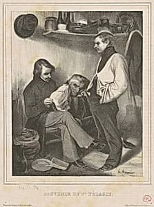 Souvenir de Ste. Pélagie by Honoré Daumier