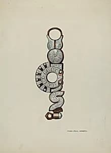 Spanish Spade Bit by Eva Fox and Harry Mann Waddell
