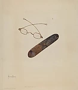 Spectacles and Case by H. Langden Brown