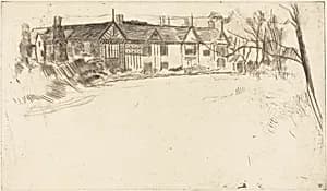 Speke Hall, No.2 by James McNeill Whistler