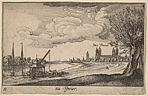 Speyer by Wenceslaus Hollar