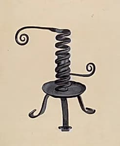 Spiral Candlestick by William D. Somers