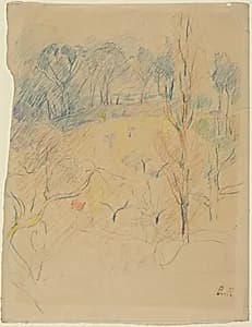 Spring Landscape by Berthe Morisot