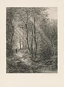 Spring by Eduard Willmann, after Julius Mařák