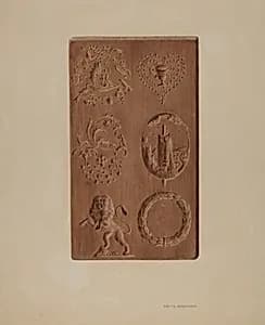 Springerle for Christmas Cookies by Fritz Boehmer