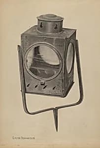 Square Lantern by Lazar Rubinstein
