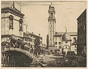 S.S. Apostoli, Venice by Francis Sydney Unwin