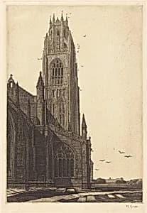 St. Botolph's, Boston by F.L. Griggs