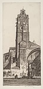 St. Etienne, Toulouse by Louis Conrad Rosenberg