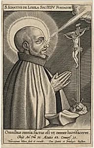 St. Ignatius de Loyola by Hieronymus Wierix