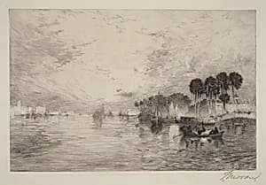 St. John's River, Florida by Thomas Moran