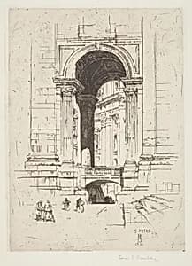St. Peter's, Rome by Louis Conrad Rosenberg