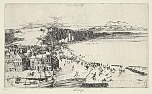St. Vallery En Caux by John W. Winkler