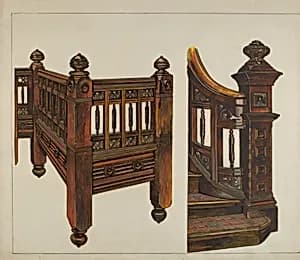 Stairway Balustrade by Florence Truelson