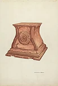 Stand for Baptismal Font by Raymond E. Noble