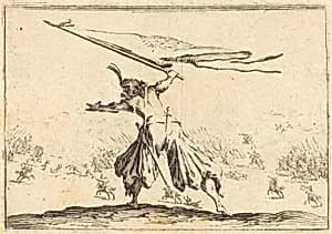 Standard Bearer by Jacques Callot
