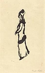 Standing Woman (Stehende Frau) by Emil Nolde