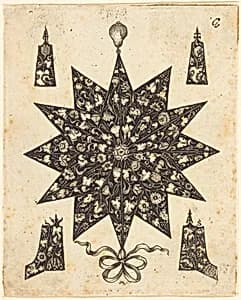 Star Embellished with Flowers