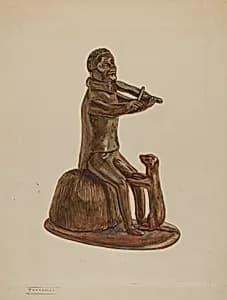 Statuette by Frank Fumagalli